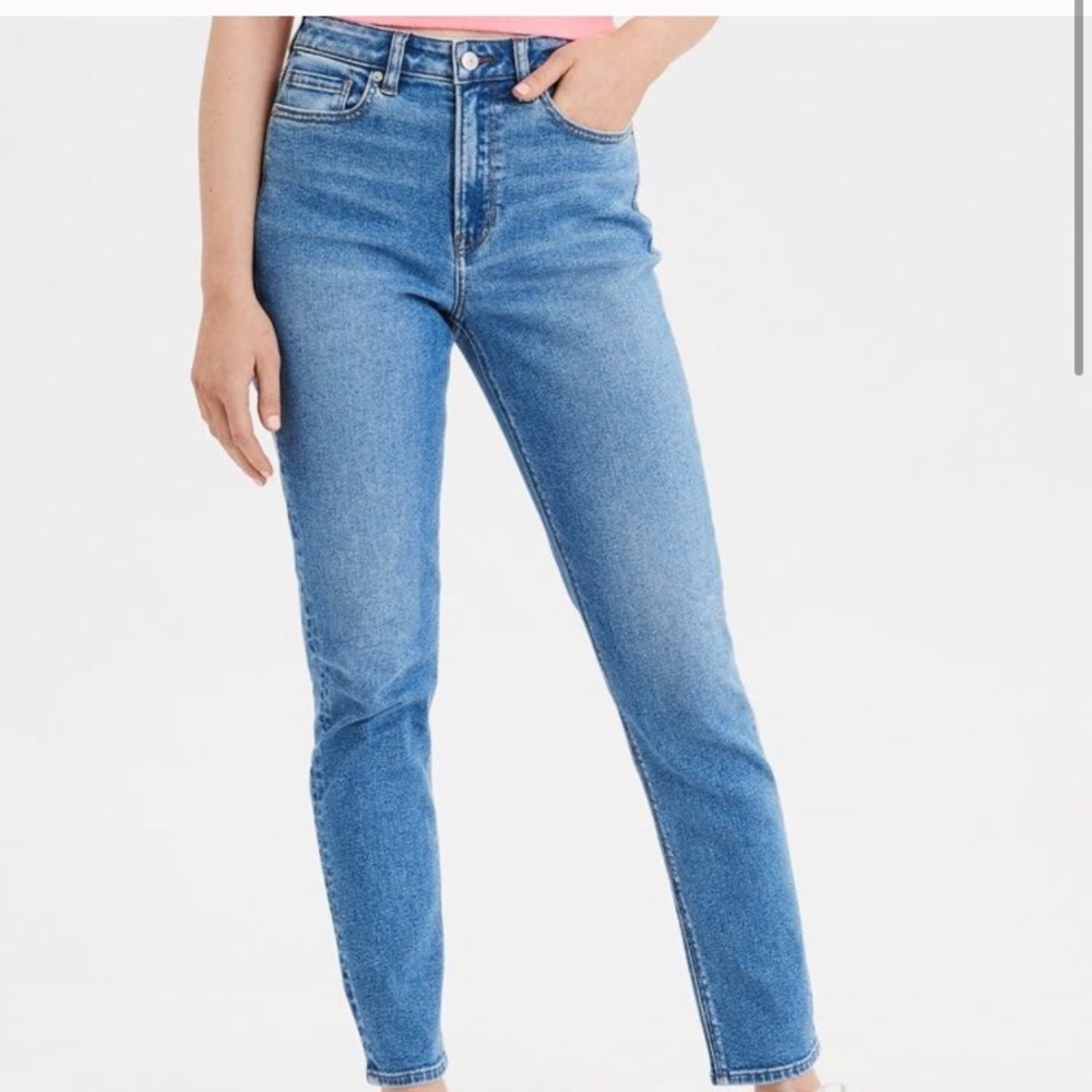 AEO Stretch Mom Jeans